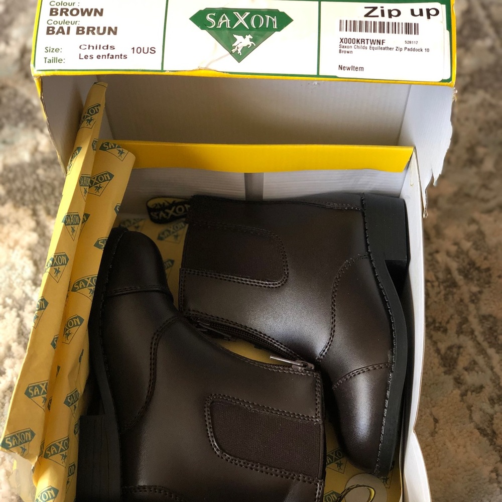 Child riding boots